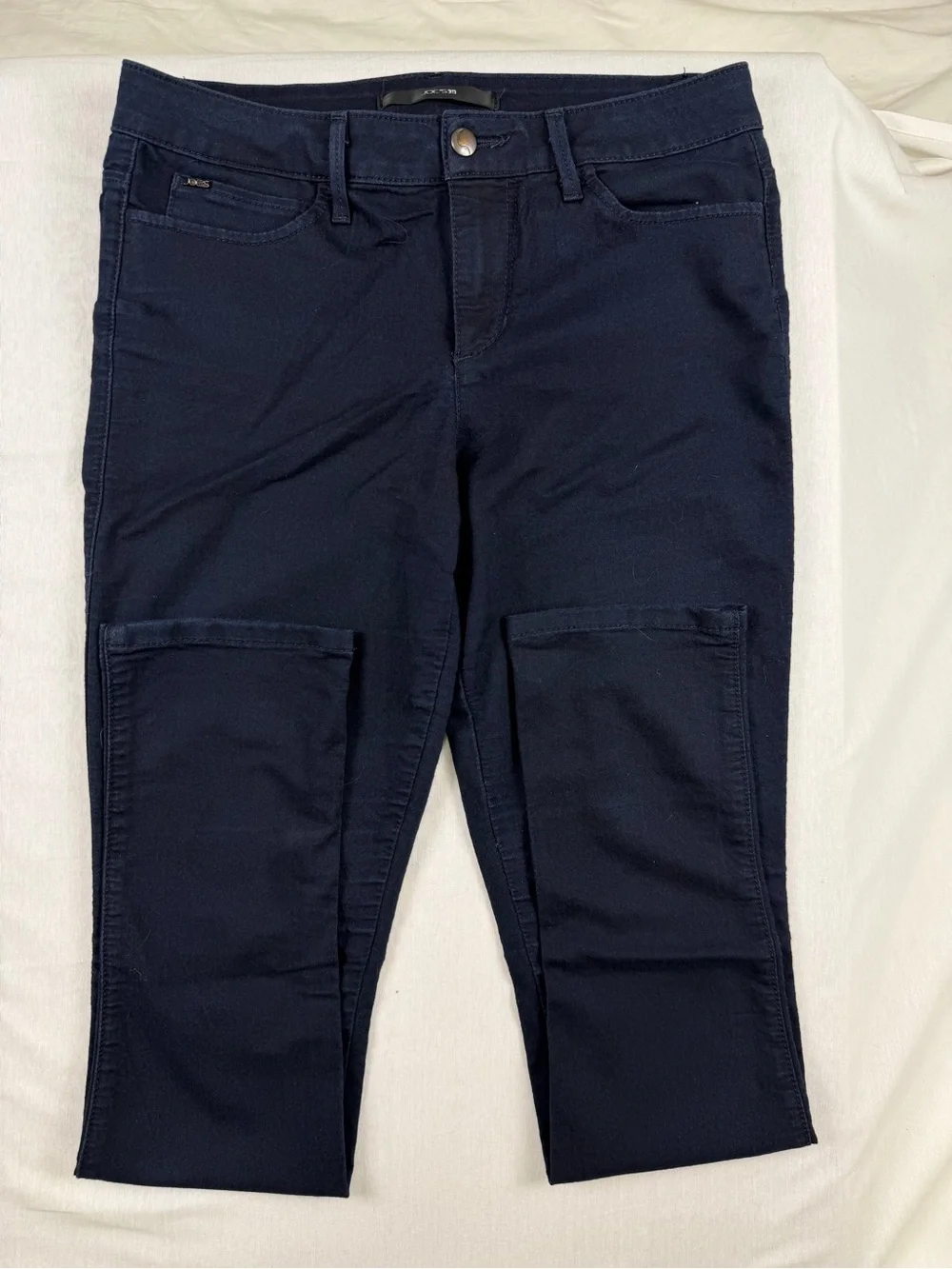 Joe's Jeans Visionaire High Rise Dark Wash Skinny Jeans Seam Detail 28